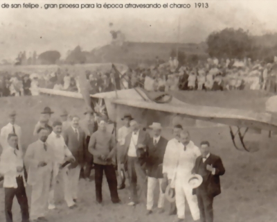 Aterrizaje Poumet Fiestas de Julio 1913
